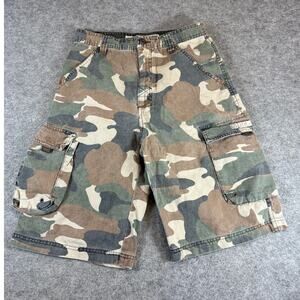 OTB One Tough Brand Cargo Shorts Youth Boy Size 16 Camo Utility Baggy Streetwear